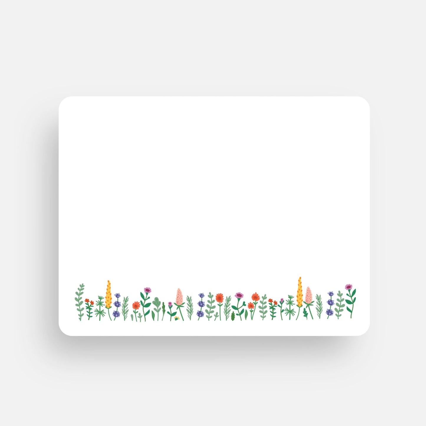 Floral Thank You Postcard