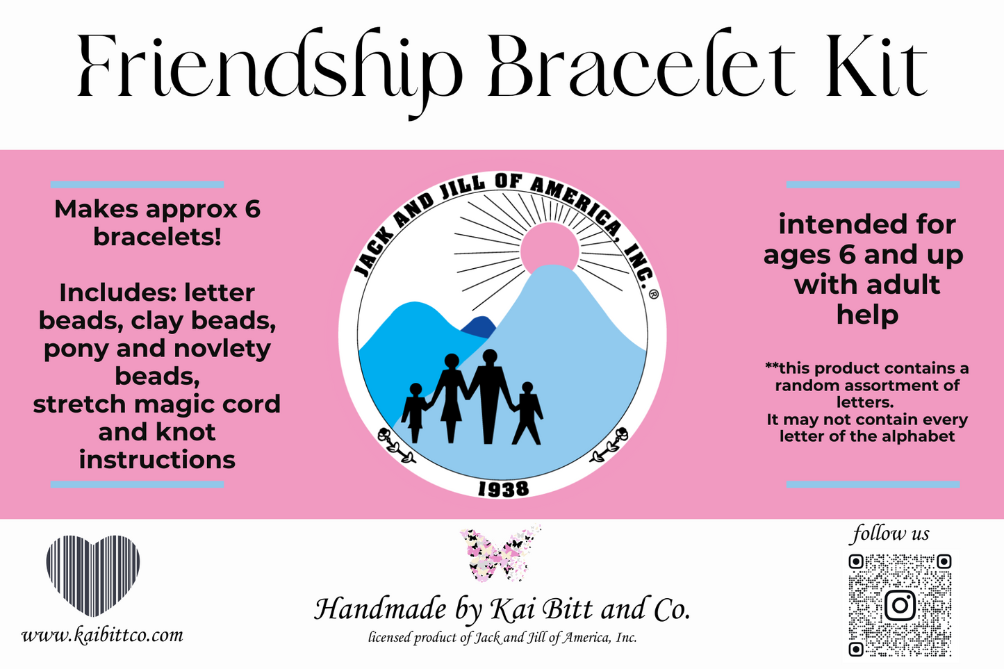 J&J Friendship Bracelet Kit