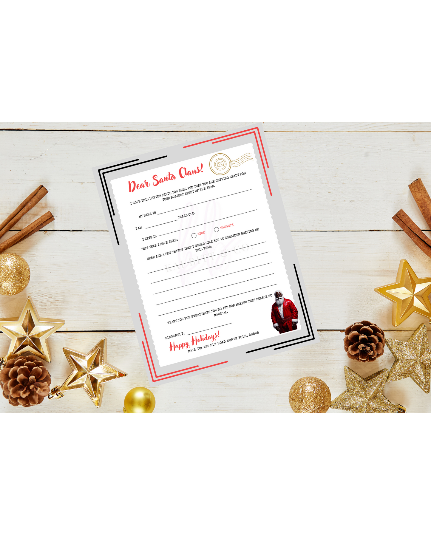 Letter to Black Santa