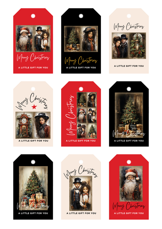 Printable Vintage Christmas Gift tags